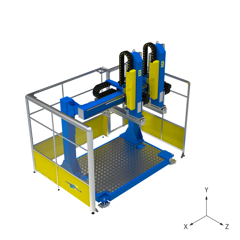 sm2-twin-x-series-side-entry-robot-for-fast-work-cycles-with-multi-cavity-stack-moulds-campetella